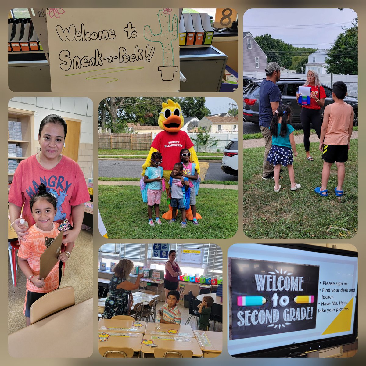 Fun &amp; successful Sneak-A-Peek to kick off the school year <a href="/SussexES/">Sussex Elementary</a>! Thank you to all our families who came to join us this afternoon! Remember to save the date for Back to School Night on 9/20! <a href="/MollyBissell/">Molly Bissell</a> <a href="/EricWilson42/">TchicX</a>