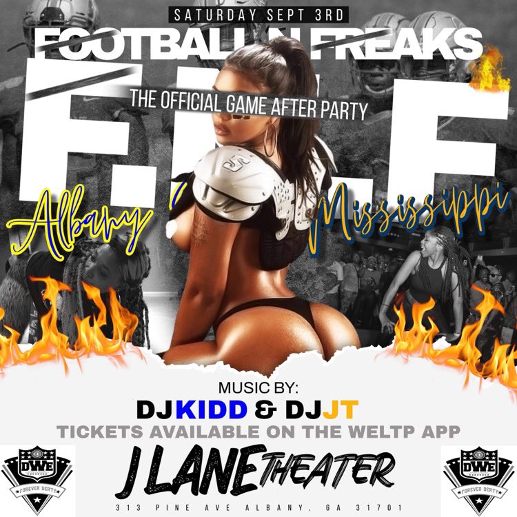 1Kglooo's tweet photo. #FNF “ FOOTBALL🏈 -N- FREAKS😜 “ @ THE J.LANE THEATER (OLD STATE THEATER)‼️
OFFICIAL 1ST HOME GAME AFTERPARTY
#ASU VS #MISSISSIPPICOLLEGE
POWERED BY #DERTYWORKENT
@dertyworkceo
@djochoytlayol
@ladrake_24
313 PINE AVE.
Albany, GA 31701
#ASU26 #ASU25 #ASU24 #ASU23 #ASUTwitter https://t.co/slKVtOUAWT