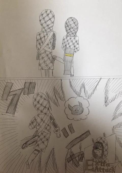 リコリス・リコイルOPパロのモレー君とモレ子ちゃん
#FGO 
#FGOAC 