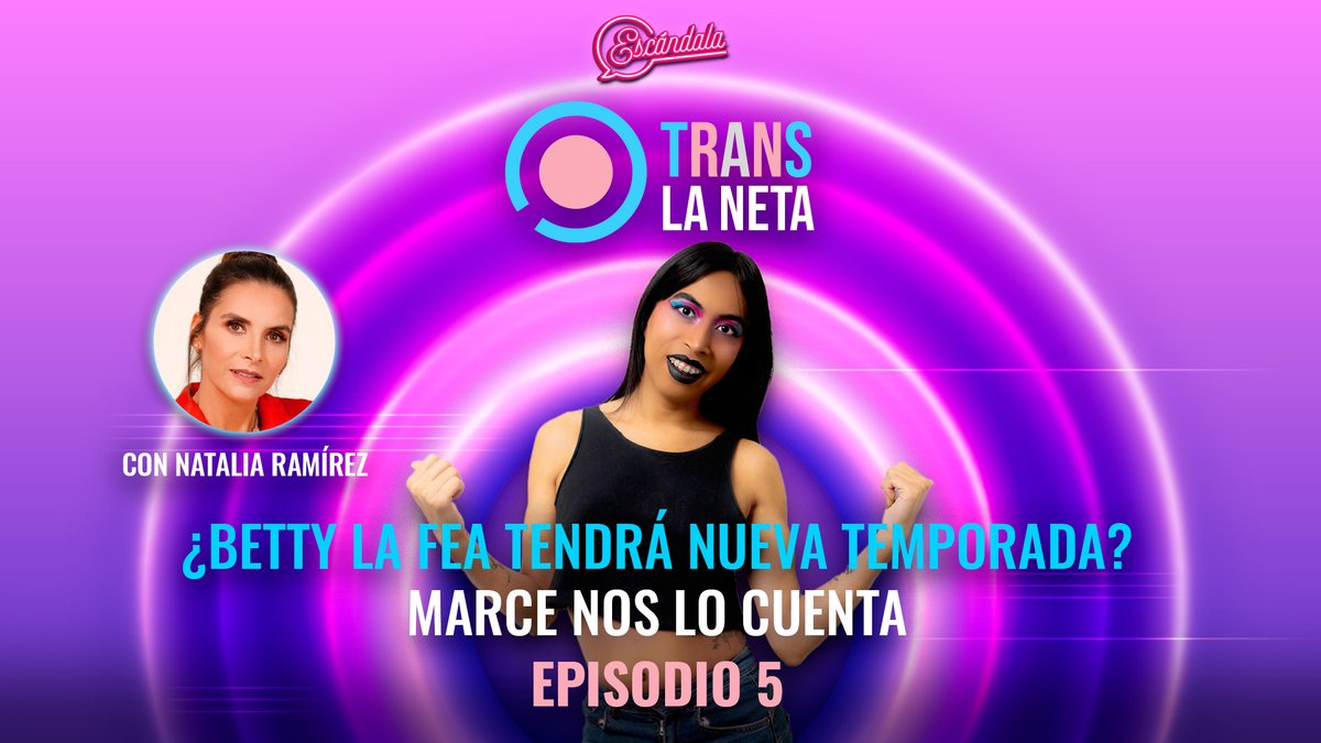 escandalamx's tweet photo. ¡Comadres! Ya estamos transmitiendo un nuevo episodio de #TransLaNeta, @actriznatalia acompañó a @laurelyeye para echar el chal sobre #BettyLaFea y #ElDivánRojo. ¡Vayan a mi canal de Youtube! 👉 https://t.co/OTVd7gjoeD https://t.co/TNVbcVhm4Z