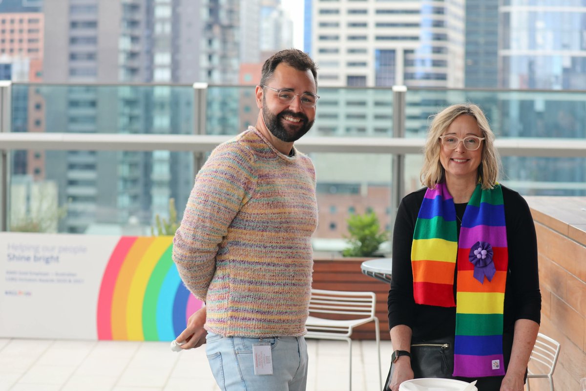 bruce_hardy's tweet photo. This week, we celebrated @WearItPurple Day. Iβm incredibly proud of the progress we have made @AGLEnergy in creating a workplace where our people feel safe to be themselves. #AGLShine #WIPD22 #Pride #LGBTQ+ https://t.co/VyHI0avLxt https://t.co/KroXV5a8g0