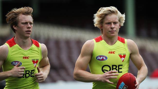 sydneyswans's tweet photo. How it started 
How it’s going 

#Bloods https://t.co/f4amHIz5Uy