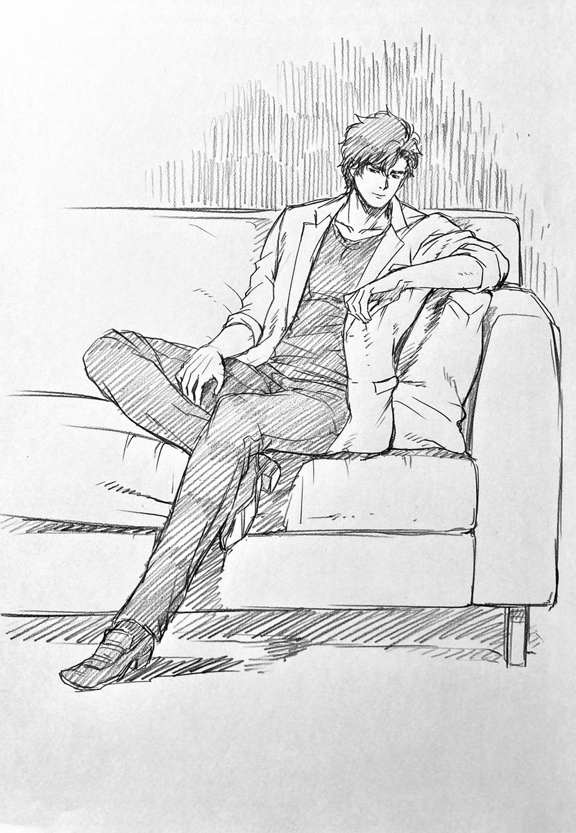 ラフ描き、CH、冴羽獠

息抜きデッサン 