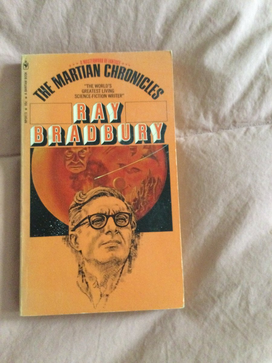EPMJRR's tweet photo. The book that changed my life: The Martian Chronicles by Ray Bradbury, with it’s blend of social drama, adventure, horror, and humor made me a fan of science fiction (& Bradbury ). Every few years I still find an excuse to reread it. #ipraf22 #LifeChanger https://t.co/QEFCyADjUy