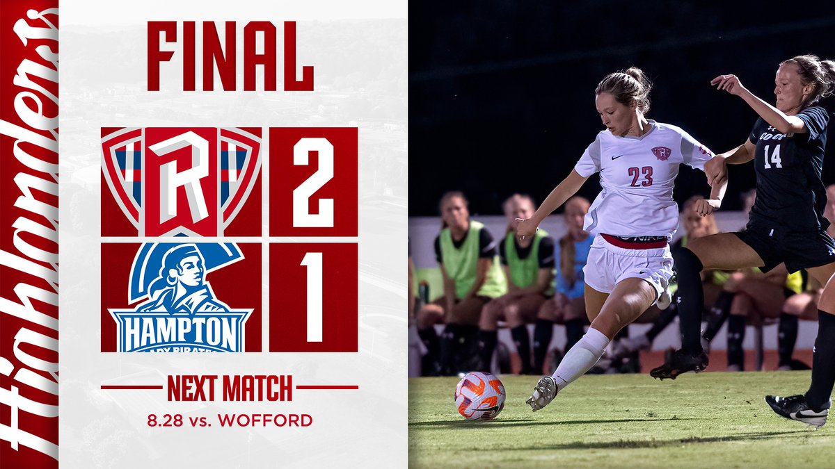 HIGHLANDERS WIN!!!

Lilly Short's goal in the closing minutes kept Radford out front for good for the first WIN of the season!

#RiseAndDefend 🛡️