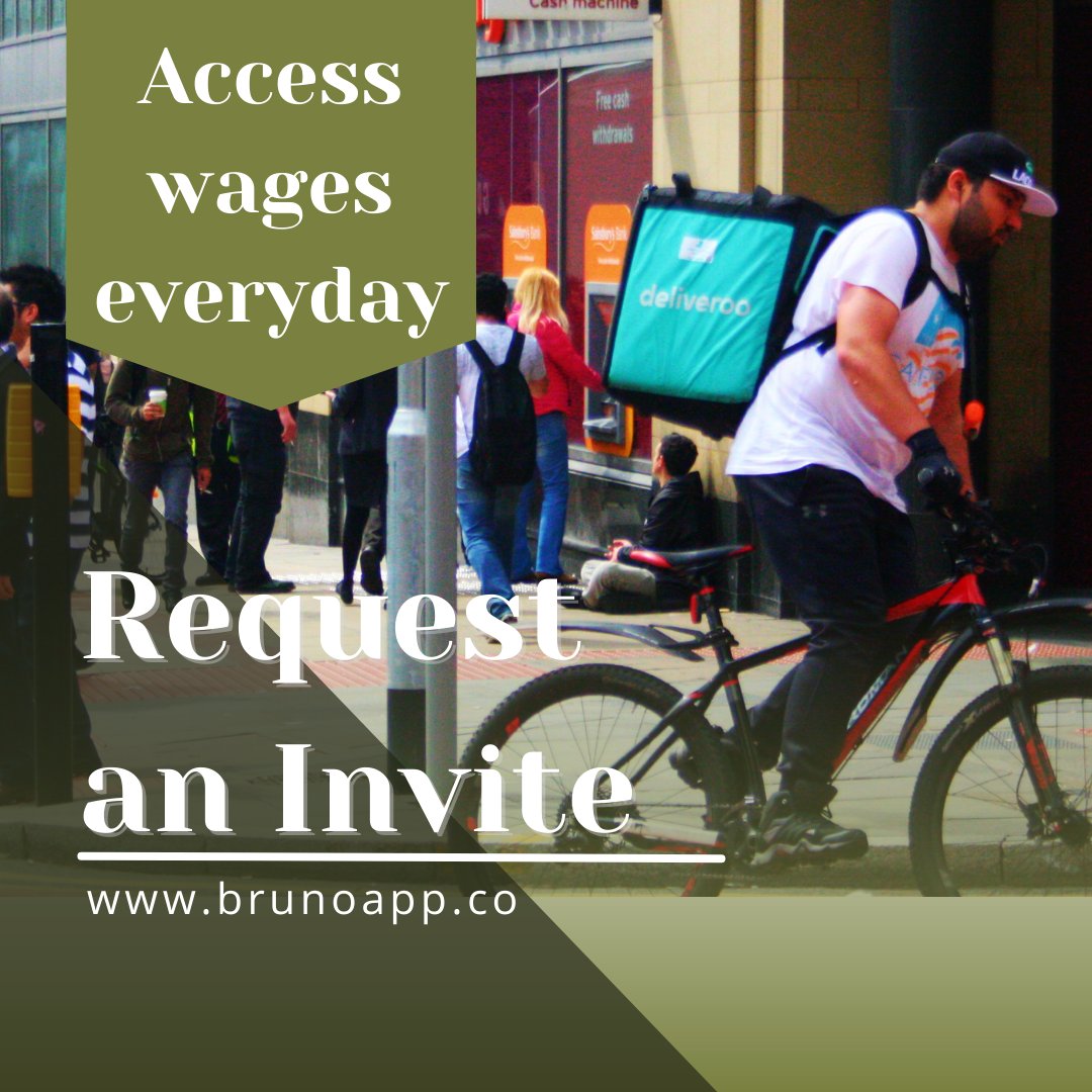 brunoappsf's tweet photo. With Bruno, you can access your earned wages everyday without any visible or hidden fees. Period. 

Sign up on the waitlist now: https://t.co/T75UZ61vcP https://t.co/jUQqegpcv8