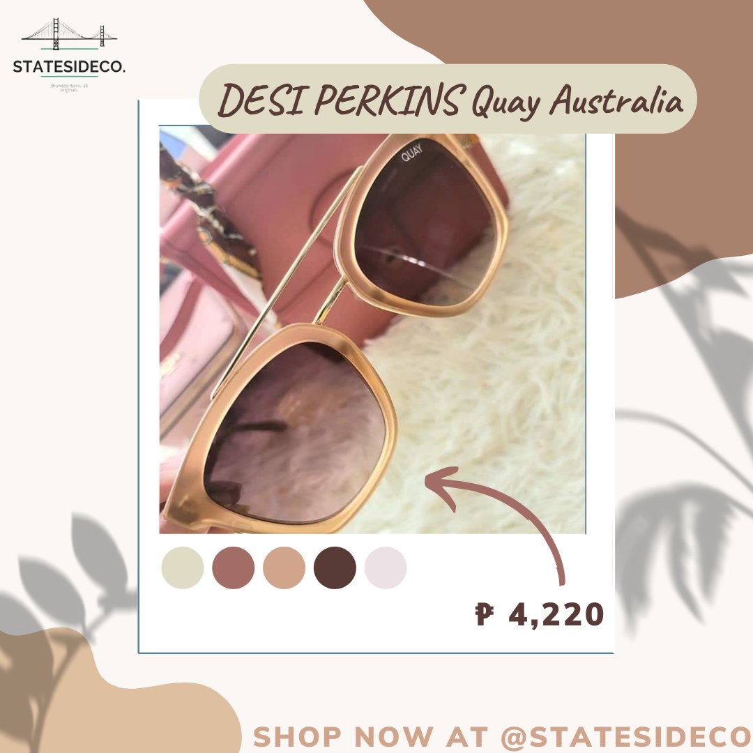 statesidecoph's tweet photo. DESI PERKINS Quay Australia

For only ₱4,220

Shop now 🛒 https://t.co/SFo3W8ZdRi