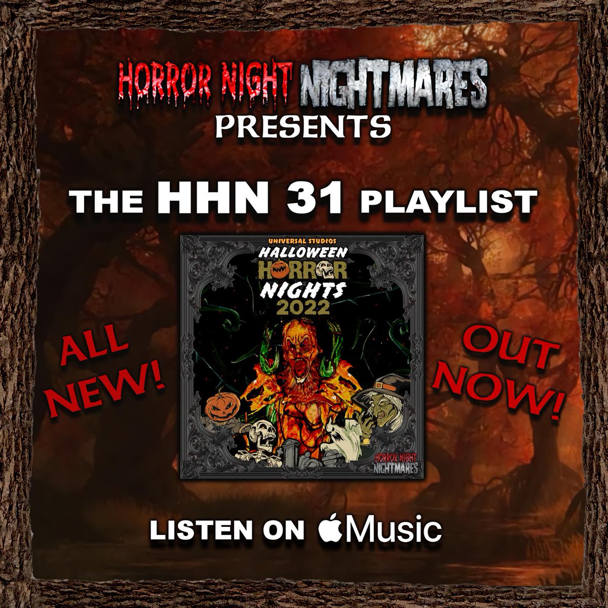 Our #HHN31 Playlist is NOW available on <a href="/AppleMusic/">Apple Music</a>! Get your Hype on! #HHN🍎🎵

music.apple.com/profile/HNNigh…