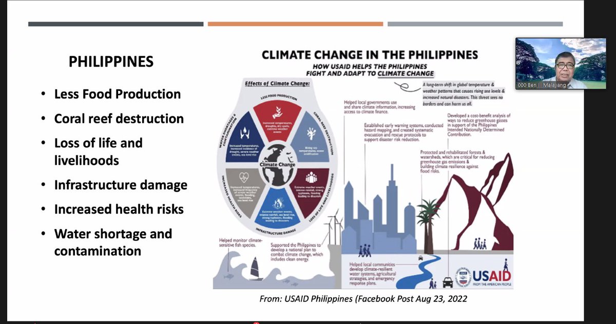 We are now on a Climate Crisis definitely.  More from the presentation of Mr. Ben Malayang III, PH D, Vice Chair Board of Trustees - Foundation for the Philippine Environment. @greenconphil

#GreenSONA #GreenConvergence #KalikasanMuna