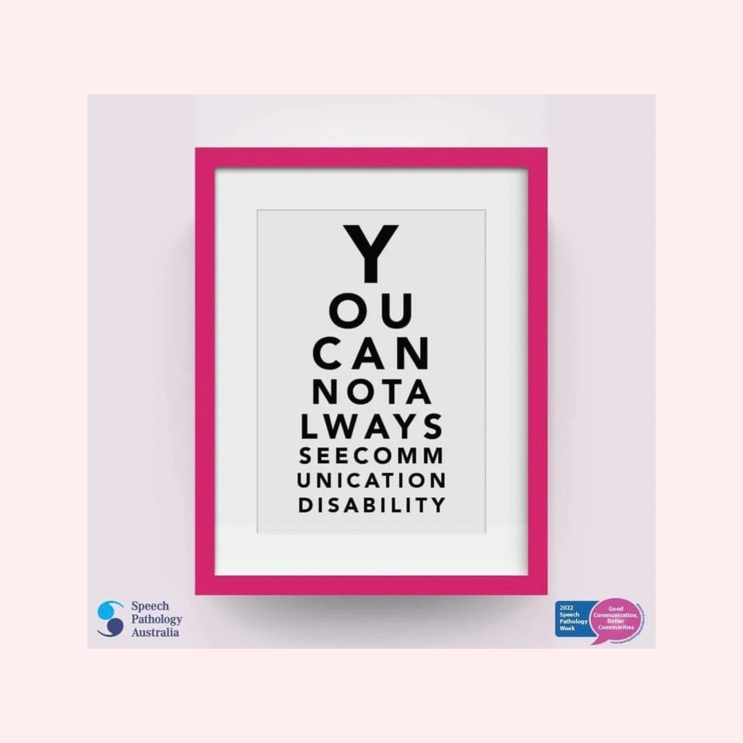 mariavspeechie's tweet photo. I hope this week has taught us more about the role of the Speech Pathologist and what it means to have a communication disability ! #SPWeek https://t.co/2XCaHZt78G