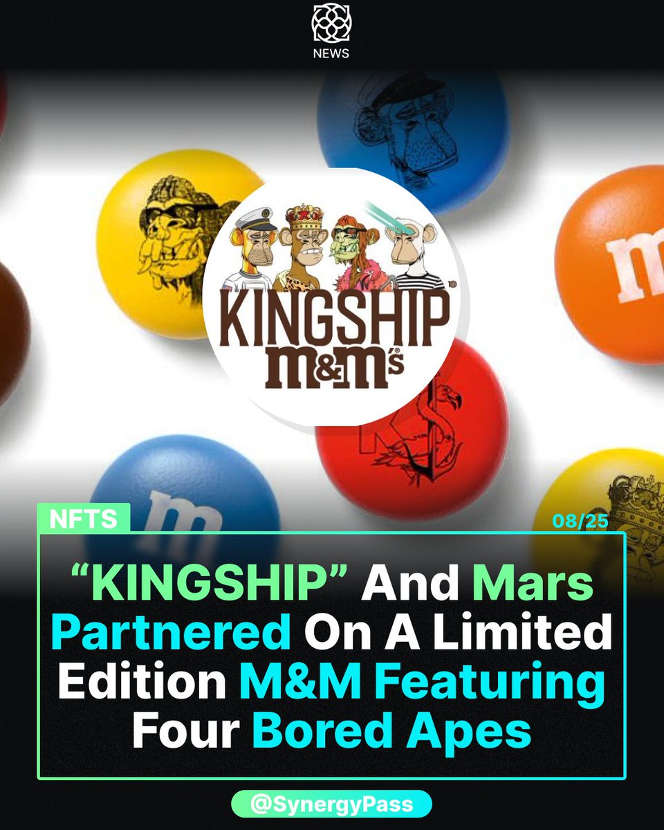 Is this real utility?

After minting on July 15, <a href="/therealkingship/">KINGSHIP - BAYC  🍌 🦍</a>  is taking new strides in the #Web3 space partnering with Mars to release M&amp;M's featuring 4 #BAYC NFTs lasered onto each individual M&amp;M.