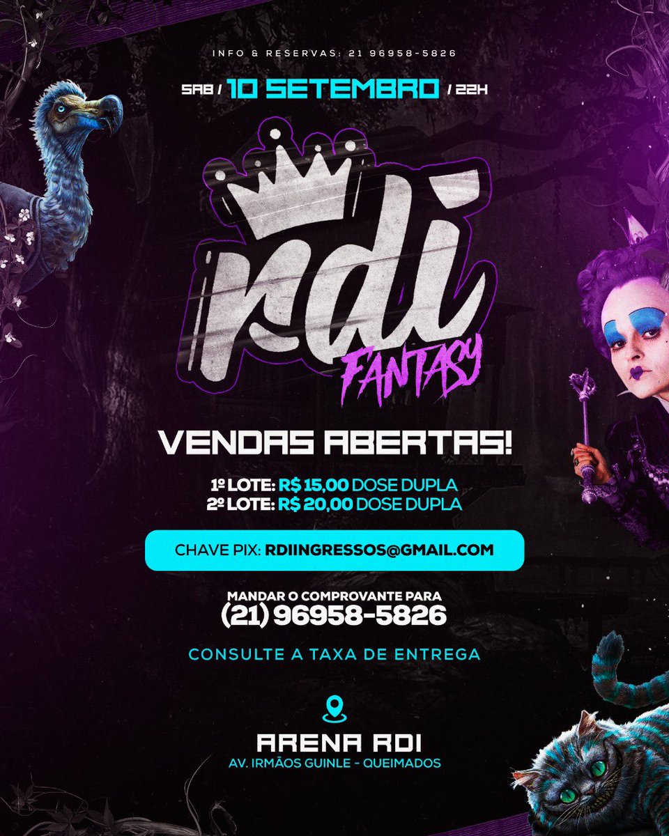rdiobaile's tweet photo. ta chegando dia 10!
vendas abertas 🫶🏻🫶🏻🫶🏻
inf &amp; reservas (21) 96958-5826.

                      #rdifantasy https://t.co/f1bBs9OtWZ