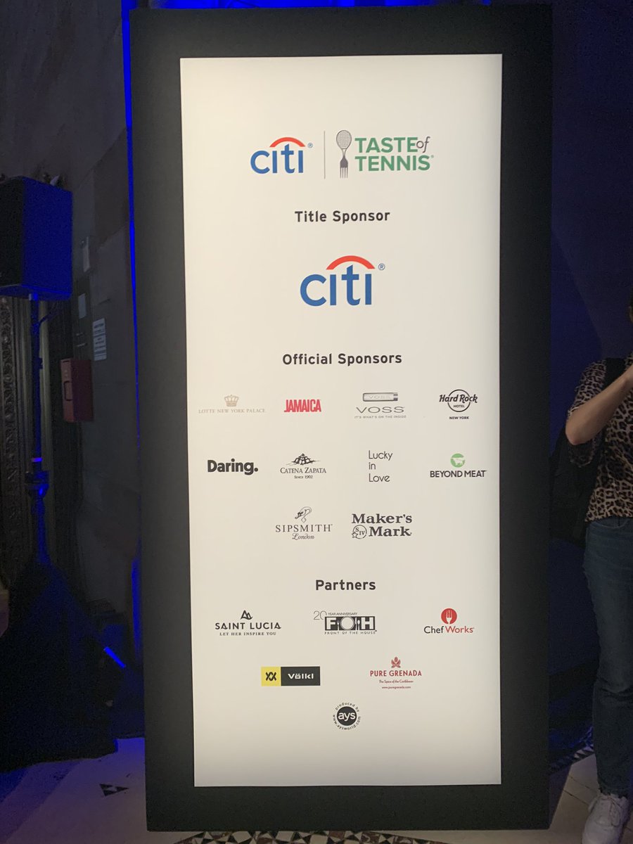 TennisNewsTPN's tweet photo. Goodnight from @TasteofTennis  at Cipriani 42nd Street! Great event as always! Happy 22 years! Great to be back! Congratulations @aysworld https://t.co/UpGlCwf4I9