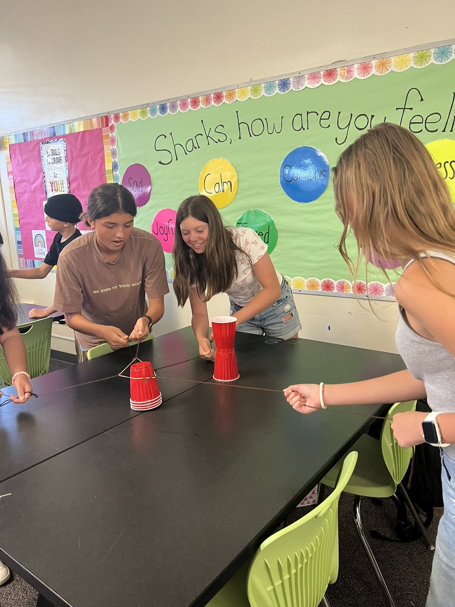 Using Austin’s Butterfly to teach feedback and then practicing that skill with a red cup challenge never fails to bring groups together! <a href="/VIDASHARKS/">VIDA (6-8 Magnet)</a>