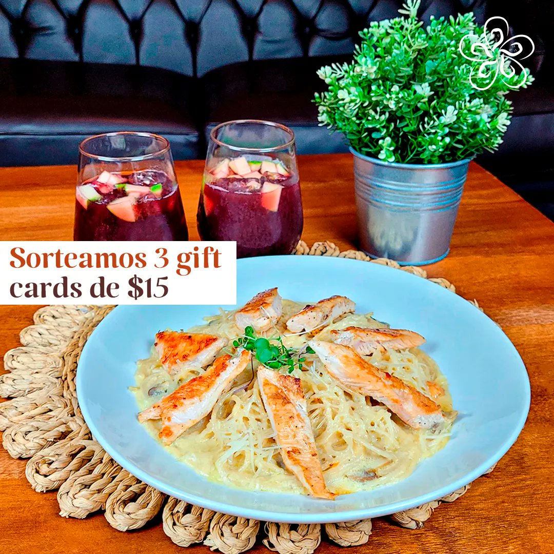 cafelasmarias16's tweet photo. Sorteamos 3 gift cards de $15. 🍝

Para participar debés de:

1. Seguirnos: @cafelasmarias16
2. Darle me gusta y retweet.
3. Mencionar a 2 amigos/as.

Anunciaremos a las cuentas ganadoras el miércoles 31/08/22.

Te deseamos mucha suerte. ❤️️ https://t.co/72FBGr4nAB