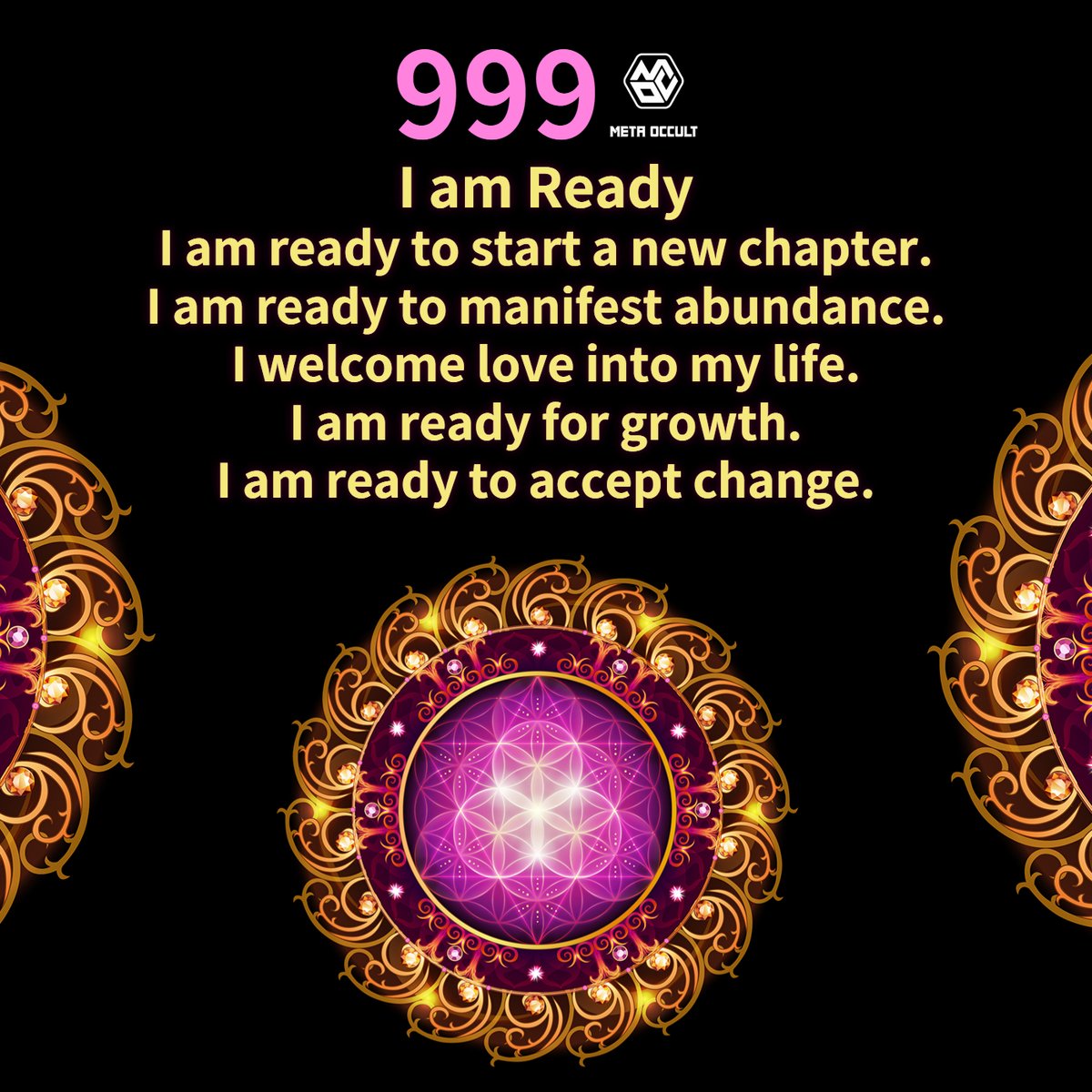 MetaOccult's tweet image. #DailyBlessing  999 Like &amp;amp; rt to affirm
I am ready!