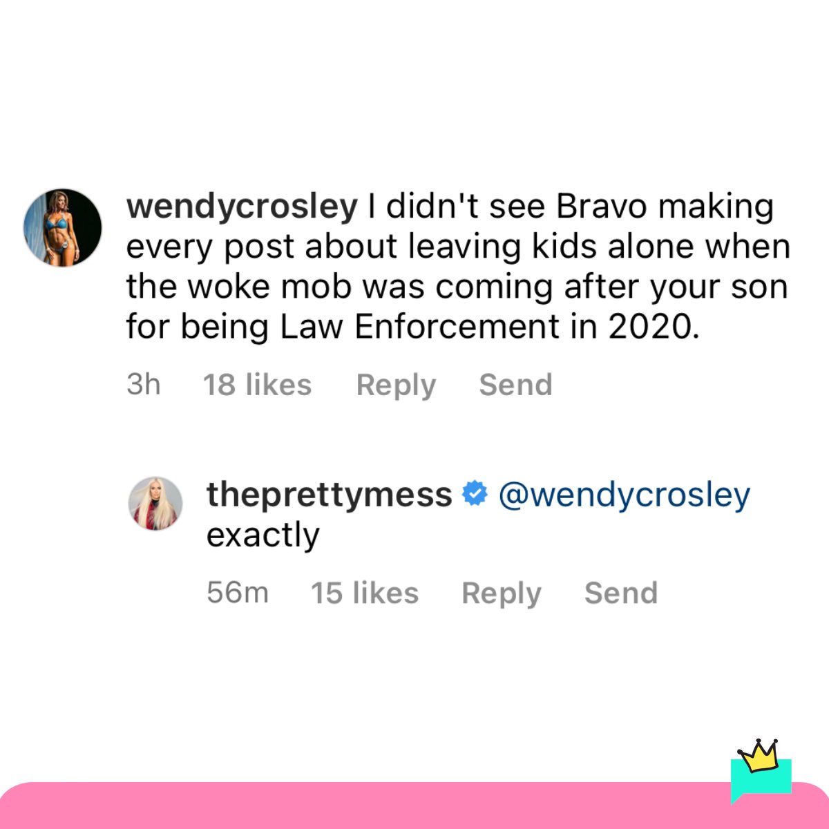 queensofbravo's tweet photo. This is low base bullsh*t #RHOBH https://t.co/Vt3lXco947