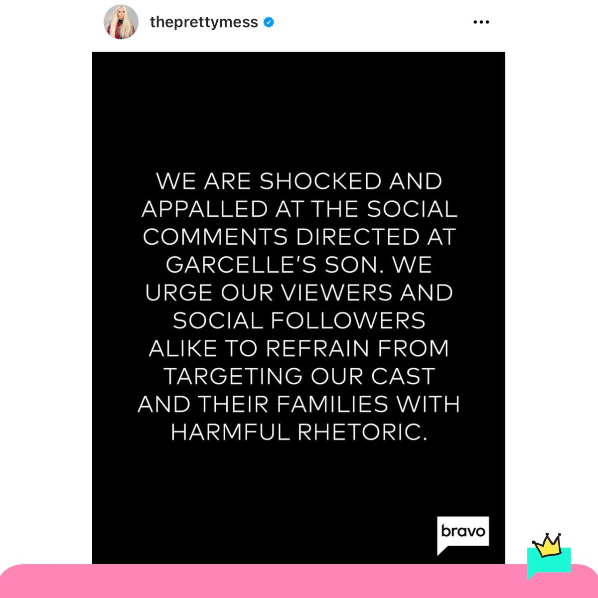 queensofbravo's tweet photo. This is low base bullsh*t #RHOBH https://t.co/Vt3lXco947