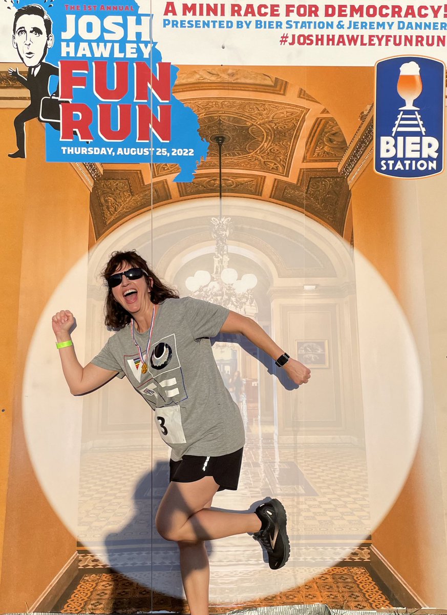 atrolli's tweet photo. Proud to support @MomsDemand at the #JoshHawleyFunRun at @BierStation today! https://t.co/CXMl69LPee