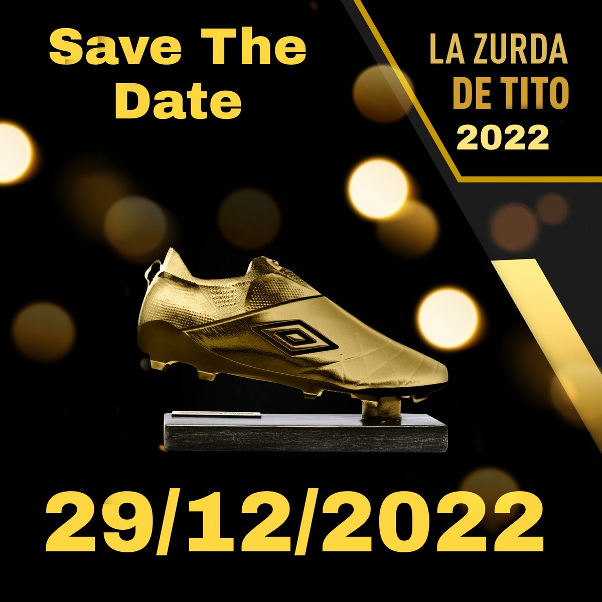 Vayan preparando los Trajes y Vestidos. Reserven ya la fecha al evento más importante del año.
#LaZurdadeTito