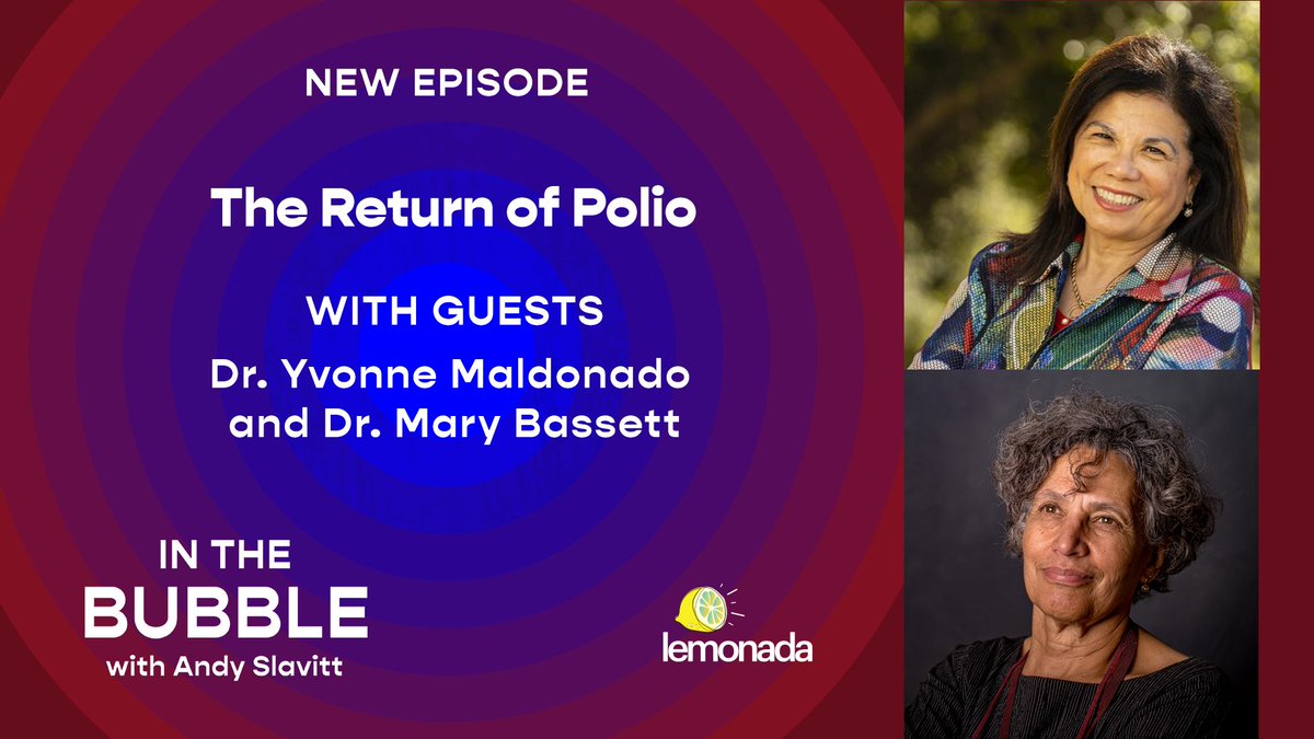 Polio is back. How will it develop and what does it mean if you have young kids or are traveling? @ASlavitt speaks NY Health Commissioner  @DrMaryTBassett who is managing the outbreak and ID pediatrician Dr. Bonnie Maldonado about what we must do now. 🎧: bit.ly/3R20YtA
