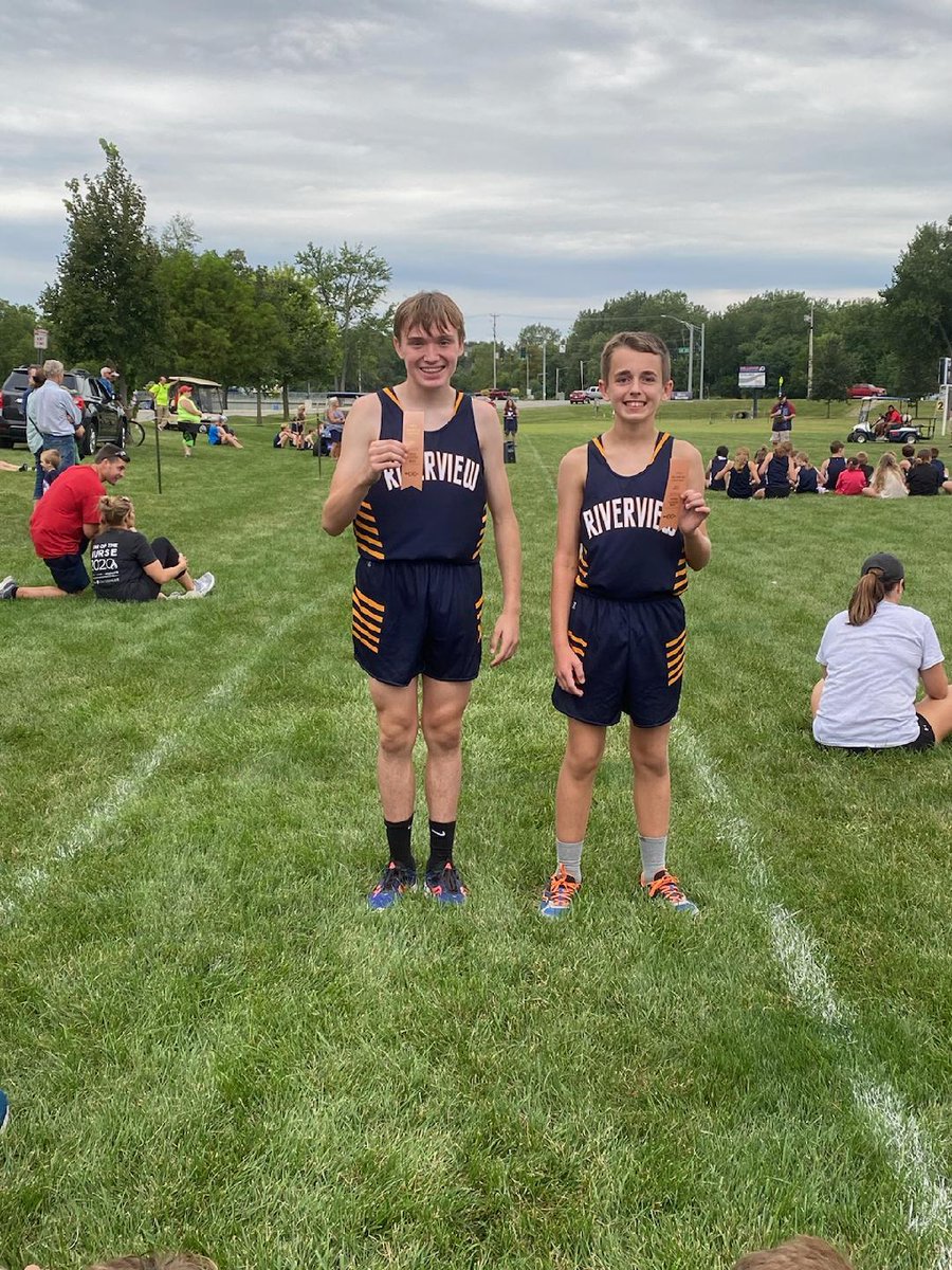 RMS_Raiders's tweet photo. Graden Fields and Luke Szelis finished 9th overall for the relays! https://t.co/PCz09s7JZl
