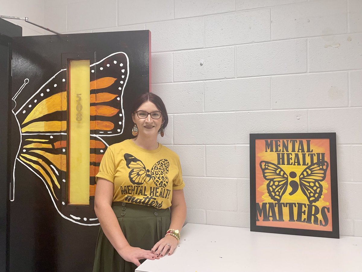 AnnaWShepherd's tweet photo. 2022-23 Day 2 at Adams Middle. Planning for security and services for students, SEL and service’s, 8th grade teacher team planning and school counselor communication posting. This team has hit the ground running. ⁦@SchoolsFloyd⁩ #StudentsFirstAlways #TheButterflyEffect https://t.co/d2UpZvKwXT