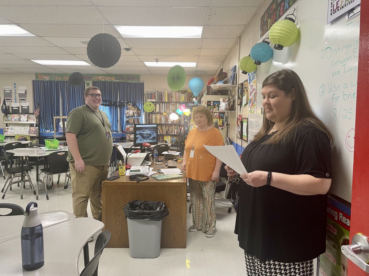 AnnaWShepherd's tweet photo. 2022-23 Day 2 at Adams Middle. Planning for security and services for students, SEL and service’s, 8th grade teacher team planning and school counselor communication posting. This team has hit the ground running. ⁦@SchoolsFloyd⁩ #StudentsFirstAlways #TheButterflyEffect https://t.co/d2UpZvKwXT