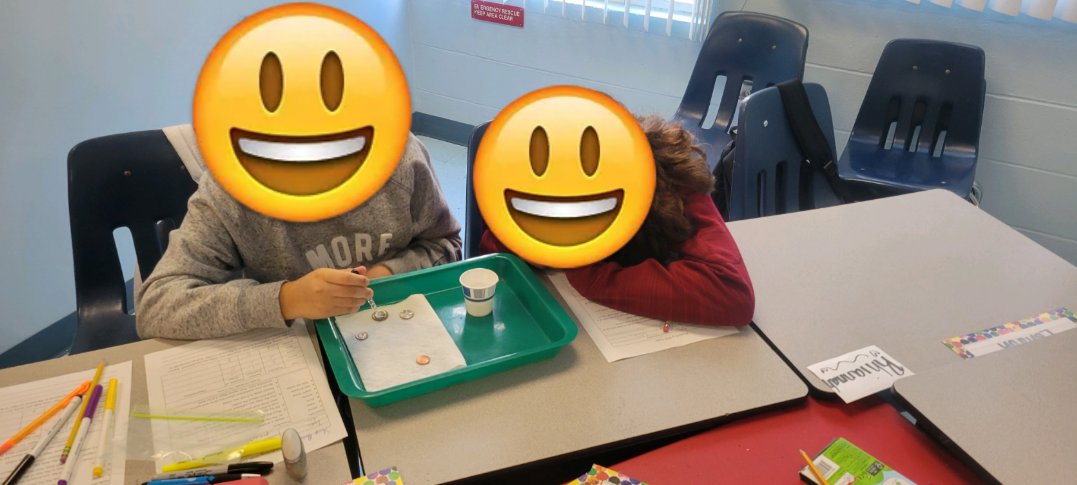 mrsbairdScience's tweet photo. Our Schmidt Super Scientists are using tools and making predictions too. Hands on experiences are so important for our kids! @SchmidtSailors @WeAreHAEST @HCPSElemScience https://t.co/MGkd4dNvkB