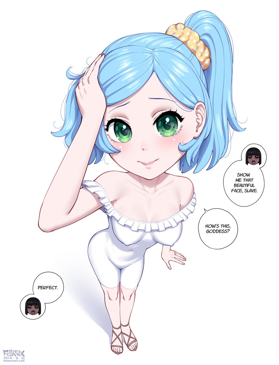 FellatrixArt's tweet photo. ~Annabelle &amp; Daisy - Facial~

Daisy is always ready and willing to recieve a messy sperm facial from her goddess ❤️

#futanari #hentai #pov #facial https://t.co/4o43CFaYdg