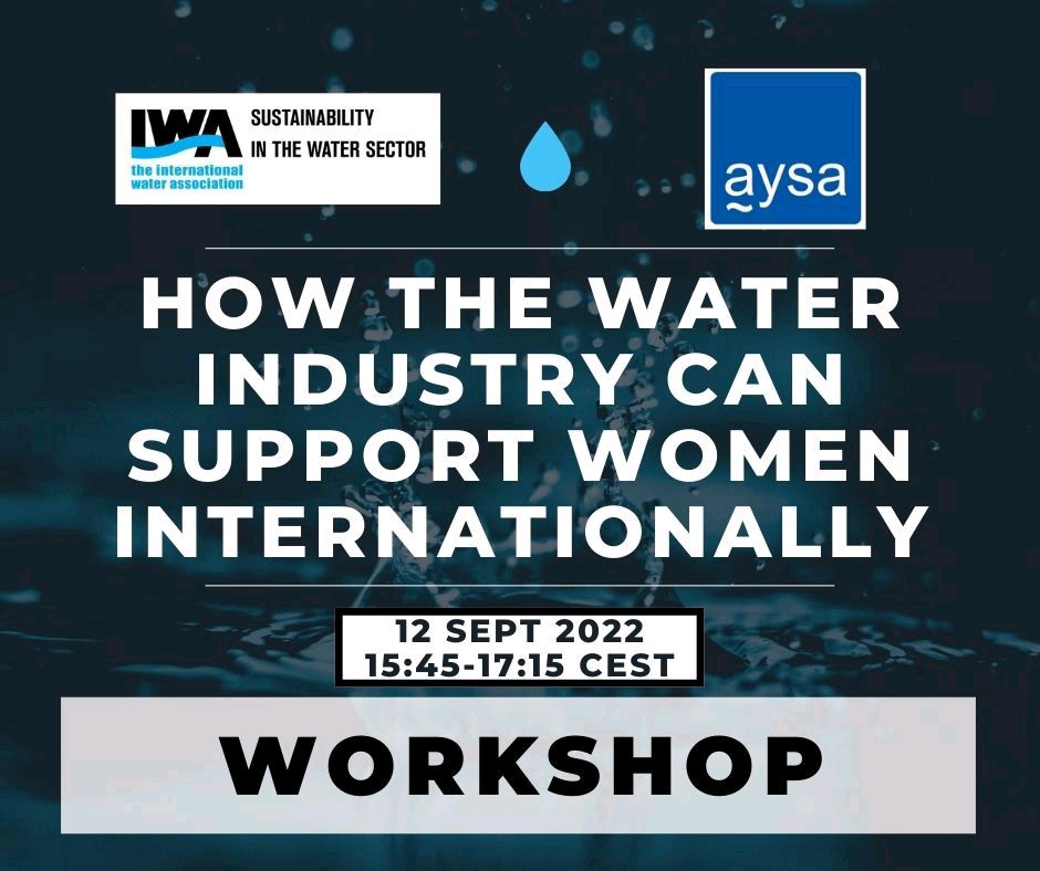 During the workshop the speakers will be sharing perspectives from all sectors of the #water industry, as well as diverse parts of the globe. Want to share yours? Book your time during the <a href="/IWAHQ/">International Water Association</a> #WWCE (worldwatercongress.org/programme/) to join  👇.

#womeninwater #genderequality