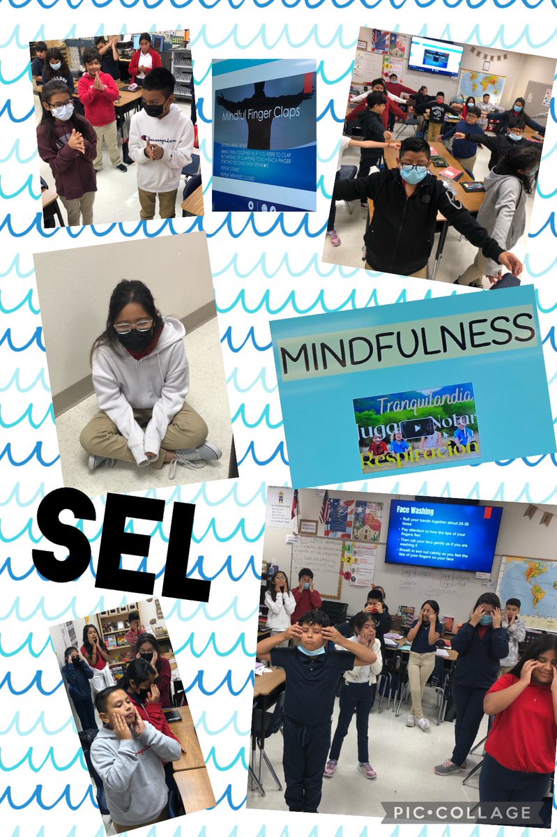 smvaldezv's tweet photo. Mindfulness SEL 5th grade @BES_Cowboys #tranquilandia #facewashing #fingerclap #GISDEffect #BeTheLight https://t.co/rc8I9azRYo