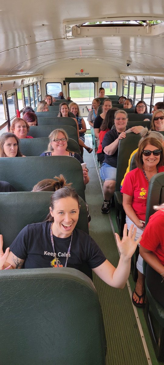 JSzymanski301's tweet photo. Incredibly excited to begin this school year w/these amazing people! What an awesome group of educators dedicated to building relationships &amp; growing together! Thx for choosing me &amp; trusting me to 'guide our @SussexES bus' 🐥 #relationships @MollyBissell @EricWilson42 https://t.co/vMx9z9r7WX