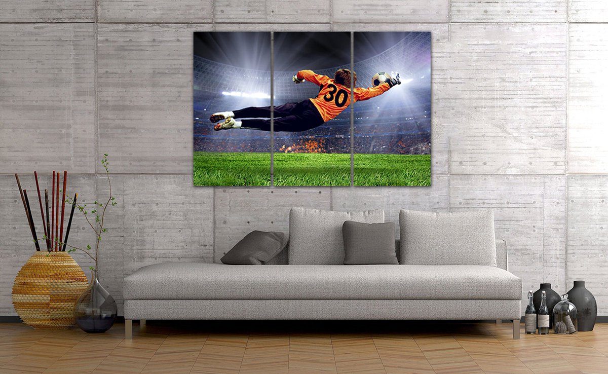 ZenoviiPopenyuk's tweet image. Football wall print Goalman canvas Stadium décor Soccer player art Ball art Goalkeeper picture Field photo Sport décor Football décor room 😍
 #FootballWallPrint #dcor #PlayerArt #sport #Goalkeeper #Soccer #Goalman

👉etsy.com/listing/997594…