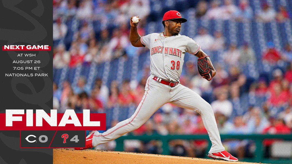 Ricci Rodriguez on Twitter "RT Reds Tonight's final score"