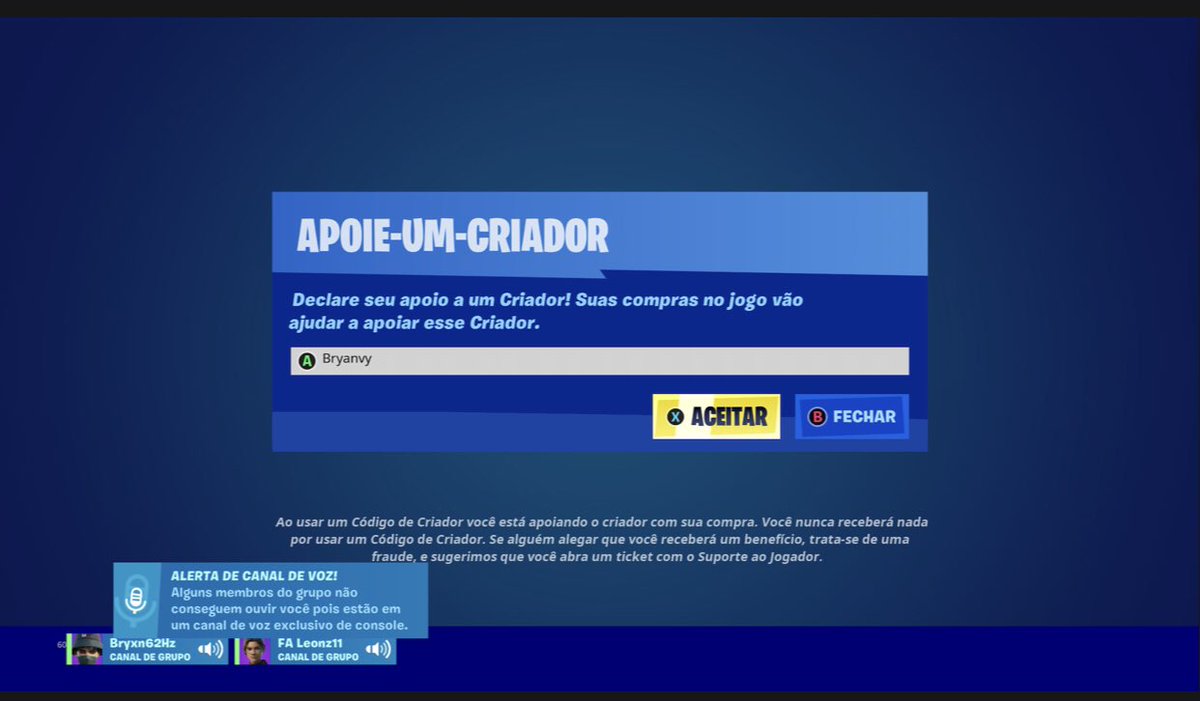 Rapaziada criei um código de apoiador 

Code:Bryanvy #ad

Quem manda print me apoiando eu do follow ❤️
