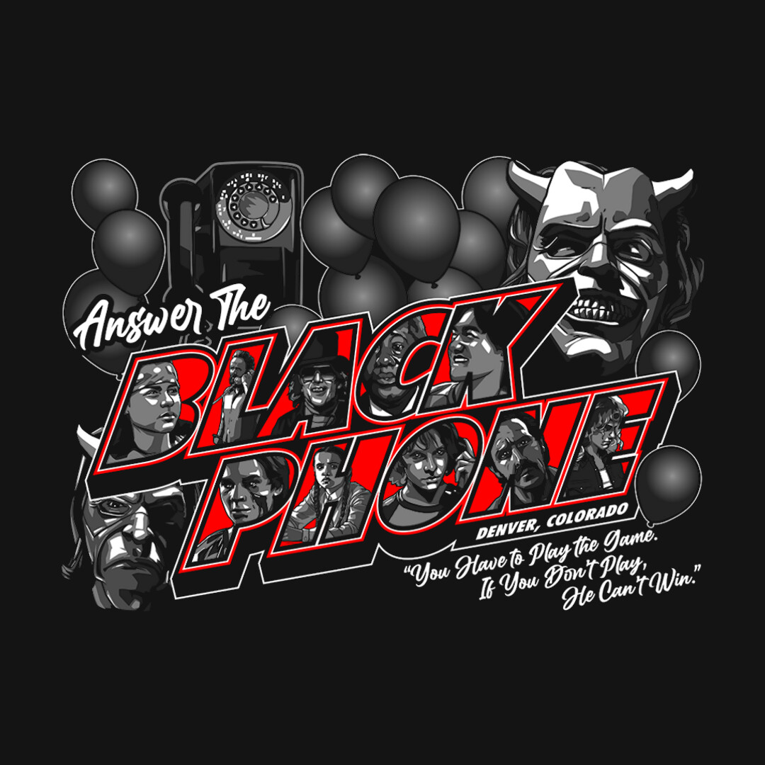 Massawyrm's tweet photo. This BLACK PHONE art by #goodidearyan is fucking sick. I love it. https://t.co/NBI5aQB32U