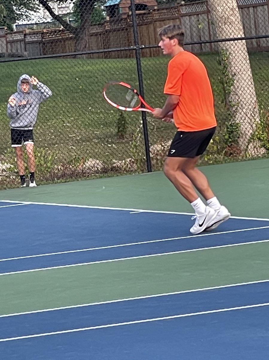 3 more varsity letters earned tonight!  Congrats Alex (2nd), Ashton (2nd) and to TJ, earning his first career letter.  Go Wabash 🎾 #theapacheway #wearewabash