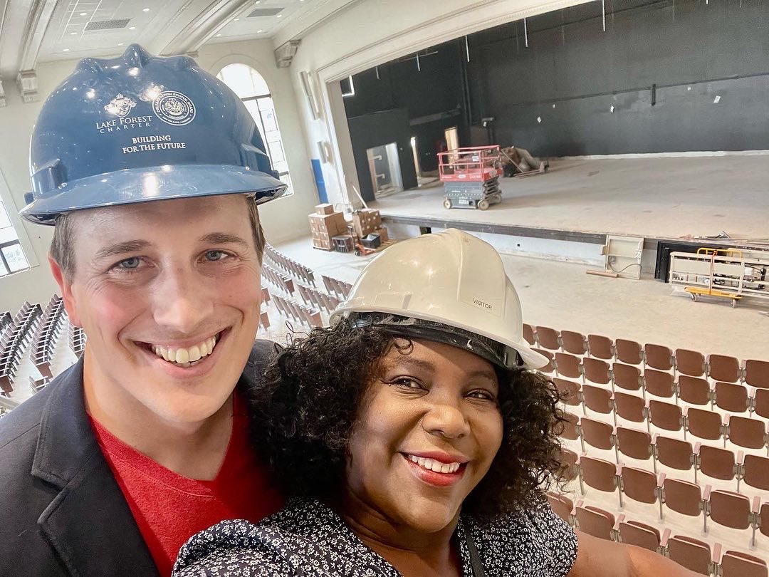 DeeBoydBroker's tweet photo. Today, we toured a new school in Algiers. It will be named after the 1st black woman elected to the School Board. Rose Mary Loving served from 1977-1989. She was elected board president in 1982, 1983&1985. So proud to know she's still making HerStory! #schoolboard #AlgiersStrong https://t.co/QQBtE3SH7h