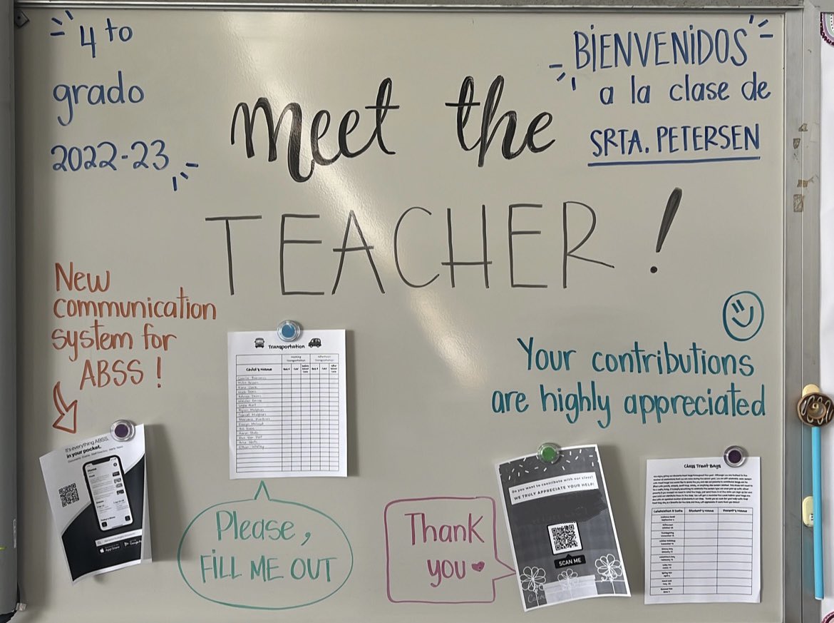 MsPetersen_'s tweet photo. Open House was an absolute success! I got to meet almost all my 4th and 5th grade @AweEagles and their families. They were all so sweet and enthusiastic! Looking forward to a new school year 👩🏽‍🏫💙 https://t.co/Lupltlhikf