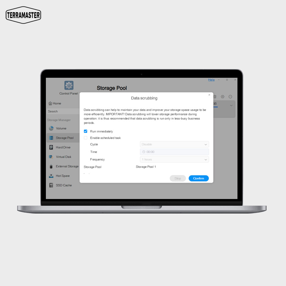 TerraMasters's tweet photo. Data Scrubbing

Performing data scrubbing regularly ensures data consistency in the array and reduces the risk of data loss in the event of a hard drive failure.
More info:https://t.co/H8lZcZg9KS
#TerraMaster #date #TOS5 #Storage https://t.co/UJI2LmHwK5
