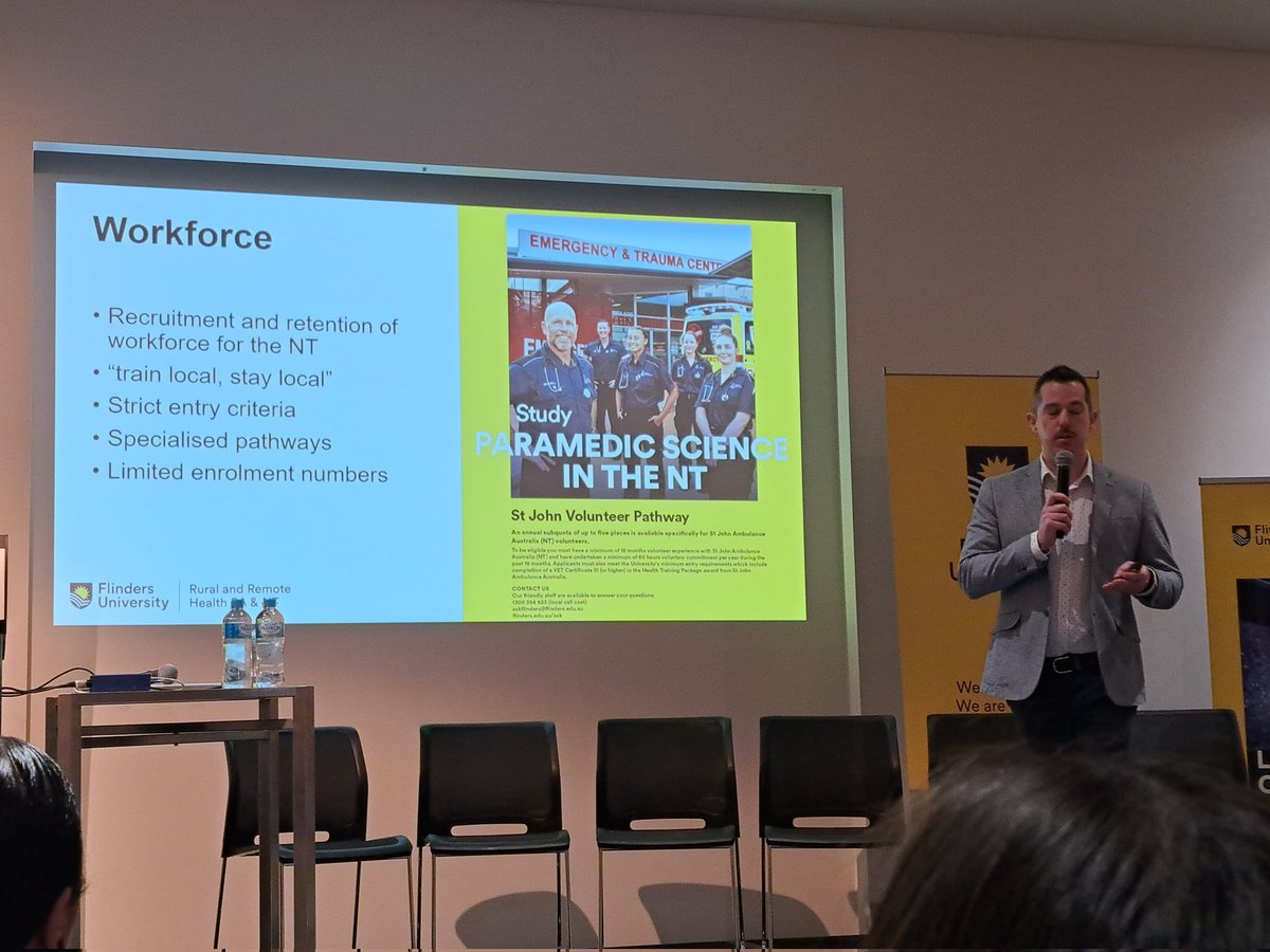 Brad Mitchell, Course Coordinator, Bach. of Paramedic Science <a href="/Flinders/">Flinders University</a>. Paramedics program extended to the NT in 2021 to train local NT paramedics #25yearsintheNT