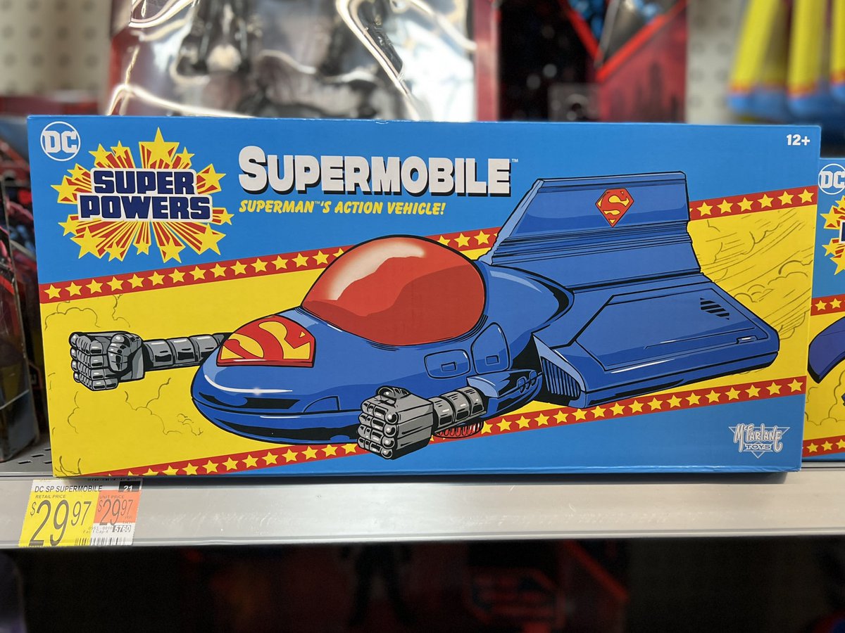 NearMintFanboys's tweet photo. Finally spotted and purchased the last two items I needed from @mcfarlanetoys Super Powers Wave 1!
#Superman
#DCComics
#KennerToys
#ToySpotting
#Supermobile
#SuperPowers
#ActionFigures
#McFarlaneToys https://t.co/VfLAojeL3e