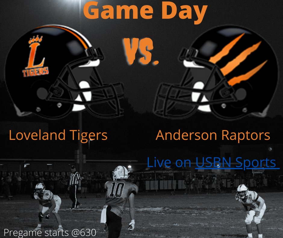 Game day Anderson vs. Loveland. 

Catch all the action live on usbnsports.com 

Dan Albers, Greg Ellis, John Raymond, Dale Adams and Steve Martin bring you all the action. 

Let's GO!