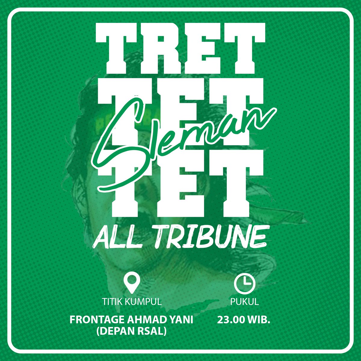 Green_Nord27's tweet photo. Kulonuwun Sleman
Bonek akan berusaha jadi tamu yang baik https://t.co/yBJnCQj2q2