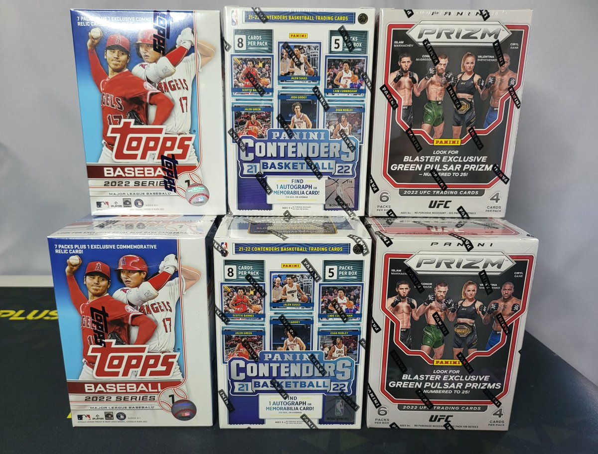 Hobby_News_Plus's tweet photo. 🔴🔴FREE GIVEAWAY🔴🔴

1-Panini Contenders Basketball or Topps Baseball Series 1 or UFC Prizm Blaster!

👉Follow &amp; R/T

👉Winner randomized 08/29!

#TheHobby #TradingCards #BasketballCards #BaseballCards #WhoDoYouCollect #USShippingOnly #UFC #BaseballCards #RT #Topps #Panini https://t.co/qlVtQ94IaI