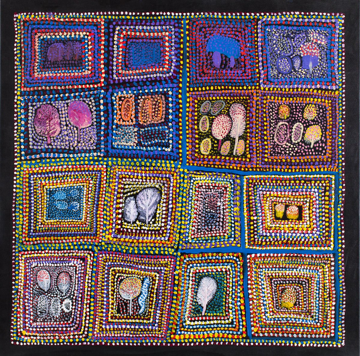 jeryzner's tweet photo. #Maddow #wagnertonight #aboriginal 
#BlueCrew 

Art Break Final 

Daisy Loongkoonan-“Bush Tucker Series”(2006)

One of Australia’s most celebrated Aboriginal artists https://t.co/4pKBgGnxgE