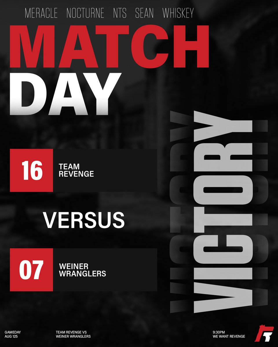 Team Revenge tweet media