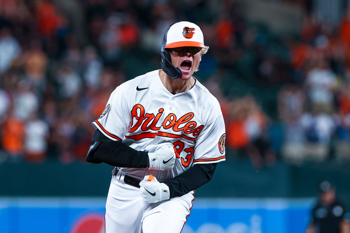 Orioles's tweet photo. NO BETTER TIME FOR YOUR FIRST MLB HOME RUN!! https://t.co/N8FrZfgEdy