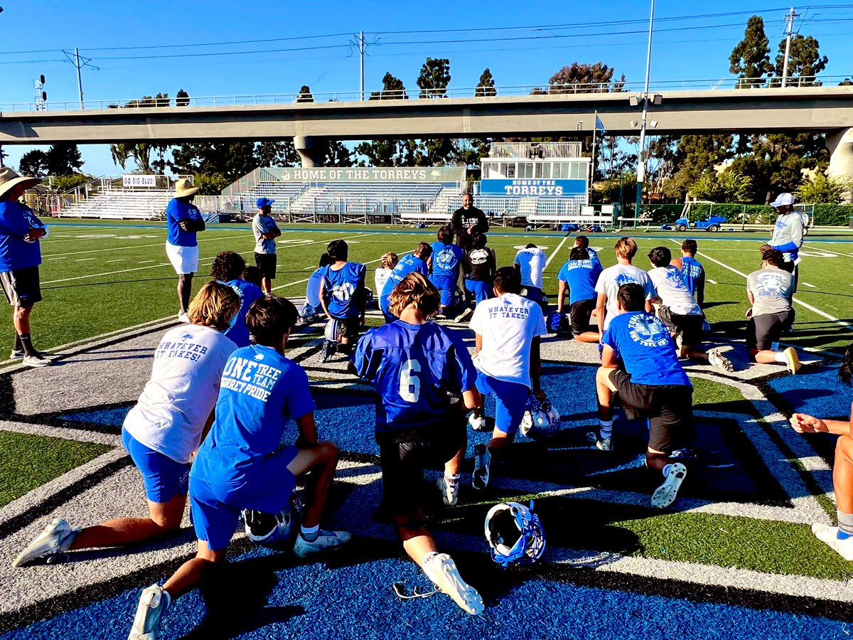 coach_hales's tweet photo. Our DC @KHow15 made his 1st @TORREYFOOTBALL #CoachTalk today, talking about #DETAILS & taking care of the little things in everything you do. He’s dedicated the season to his #FAMILY for all of their love, support, & sacrifice #DRILL #WhateverItTakes #OneTreeOneTeam #TorreyPride https://t.co/67LrRa5Xqk